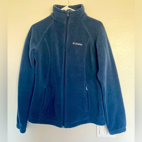 Columbia Jackets & Blazers - 4/$25 Columbia Women’s Benton Springs Full Zip Fleece Jacket Size Large Navy